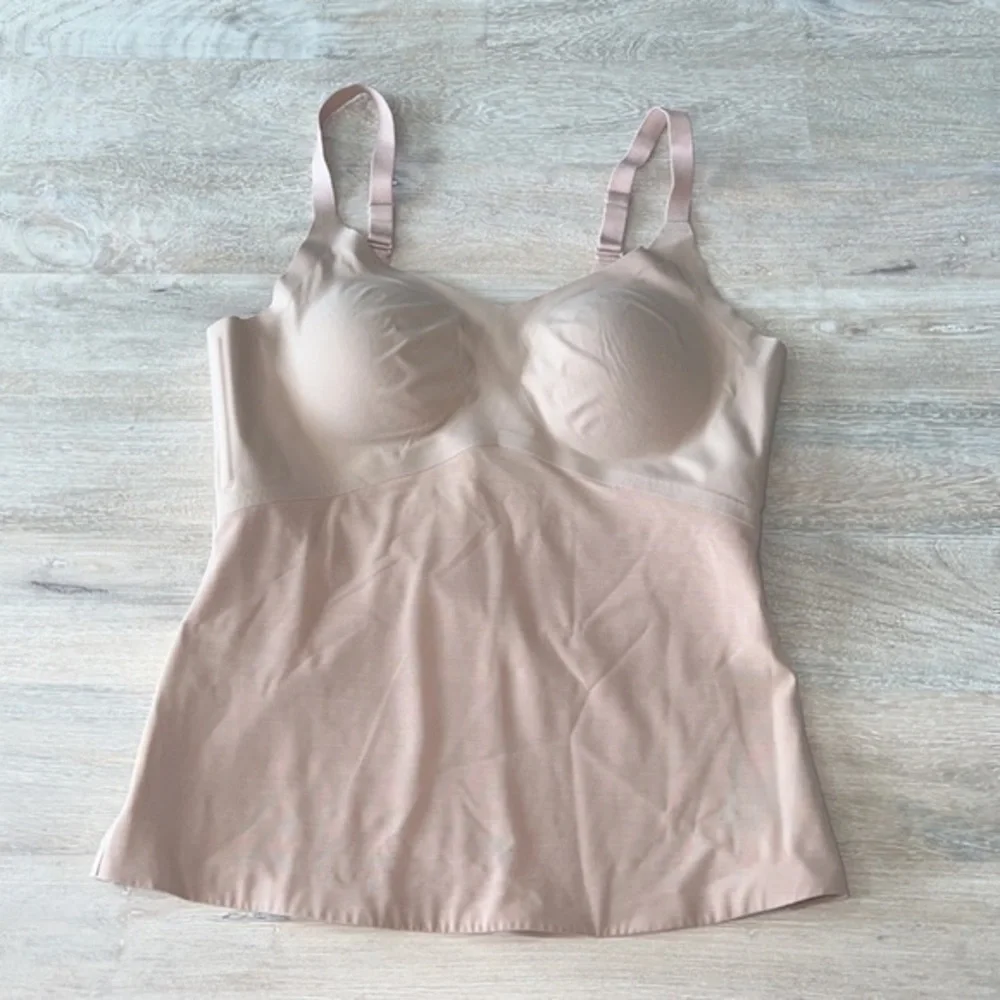 Honeylove LiftWear Shapewear Sand Nude Cami Tank Top Size XL - Picture 2 of 11
